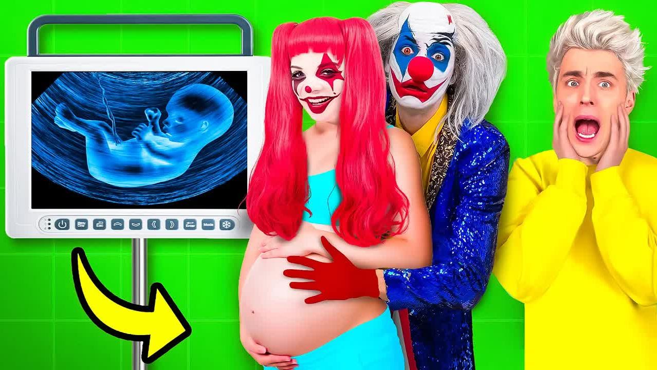 A4 - ДЕВУШКА КЛОУНА БЕРЕМЕННА ! ＊Клоун Станет ПАПОЙ？＊