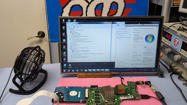 Матплата Asus X200CA заказ 70000000501416297 - контрольный запуск.