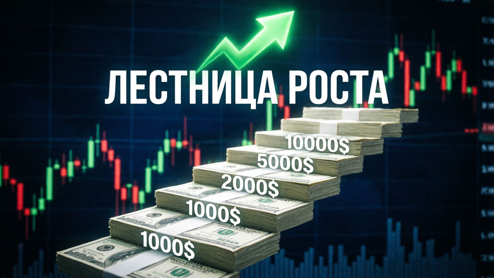 Как увеличить депозит с 1000$ до 10000$ и НЕ СЛИТЬ — лестница роста, пирамидинг, дисциплина