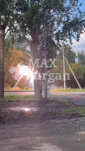 Обрыв высоковольтной линии произошел в Черемухово