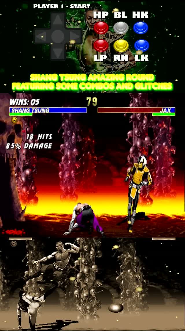 Mortal Kombat 3 Безупречный раунд и забавный баг со сценическим фаталити