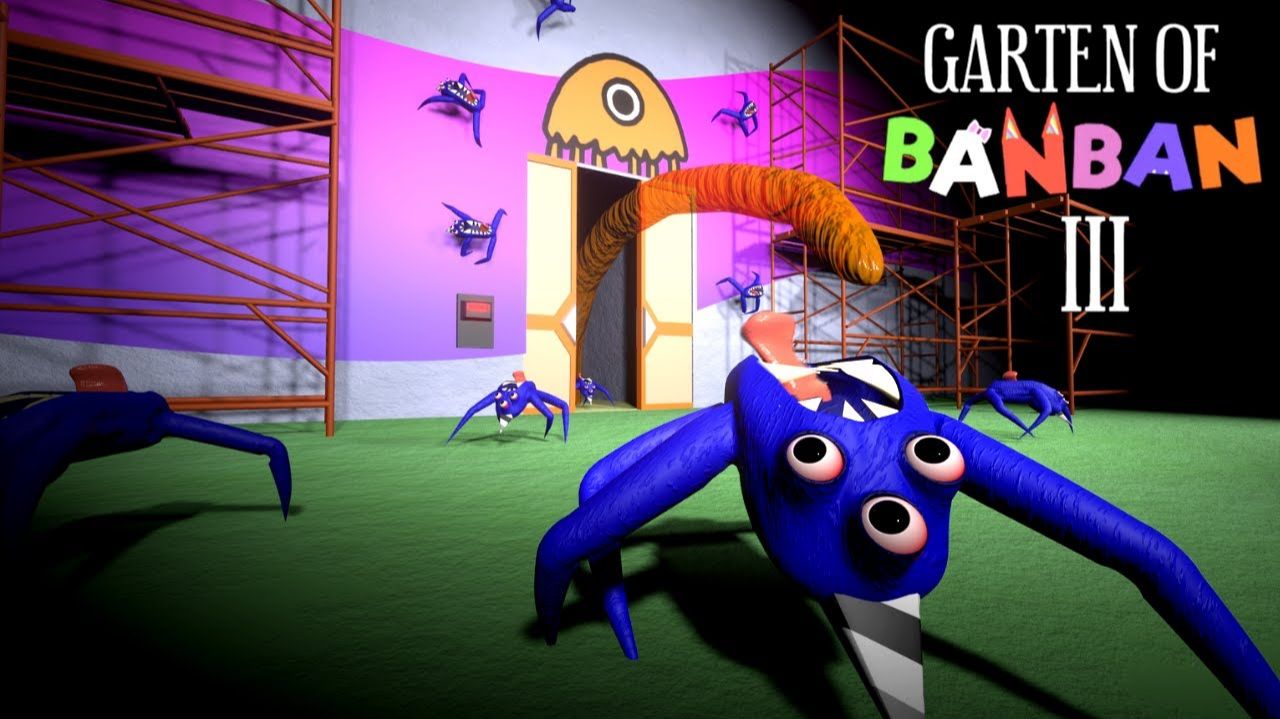 Garten Of Banban 3 - Встреча с MINI NABNBABS + Jumpscare (Геймплей)