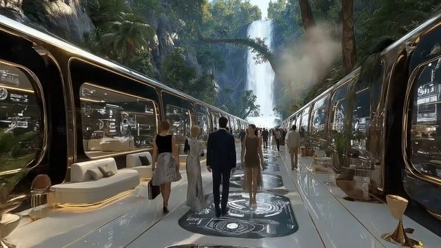 Life in Paris 2090  Flying Cars  Futuristic City