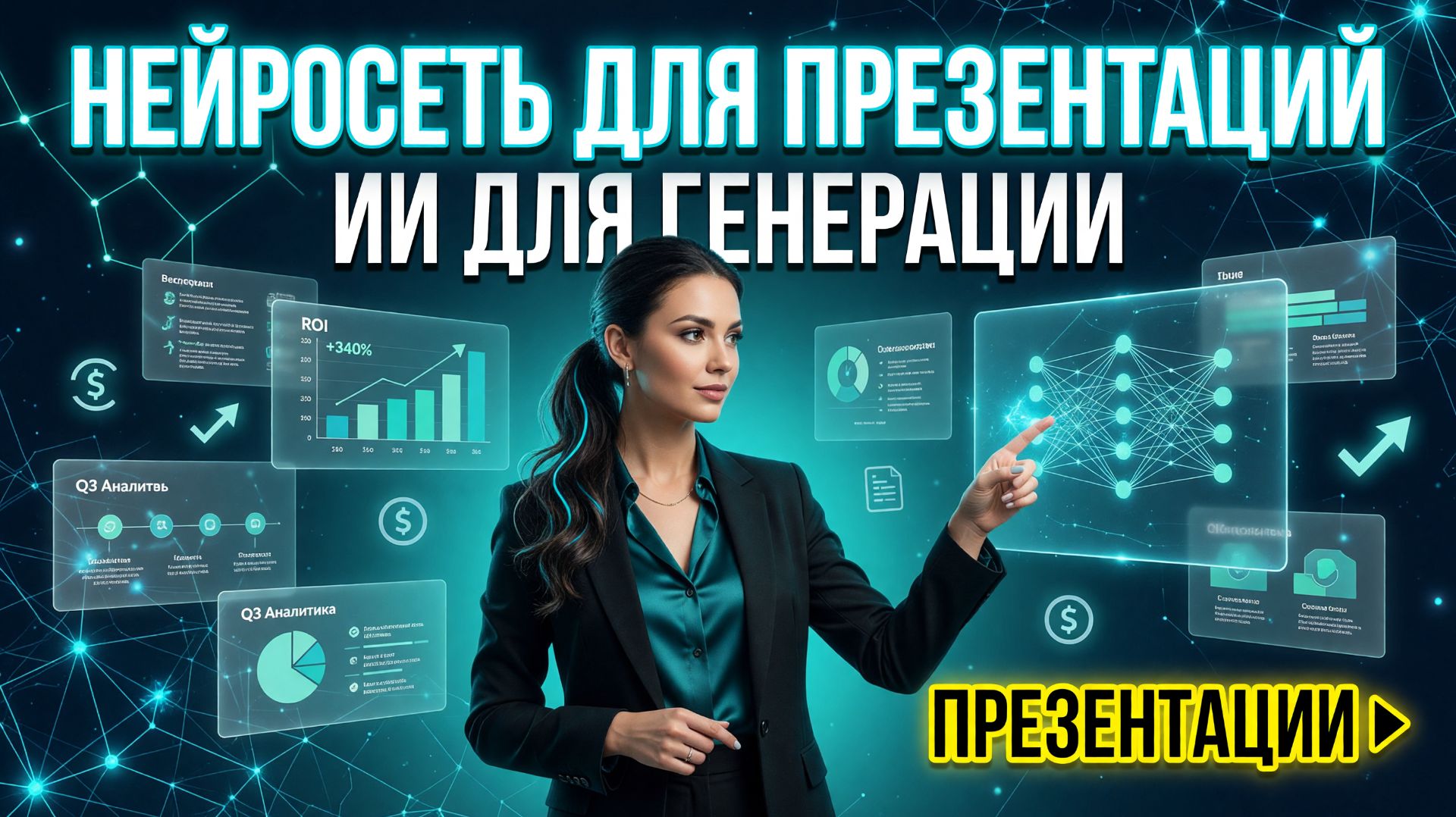 Нейросеть для созданий презентаций: ИИ для генерации презентаций