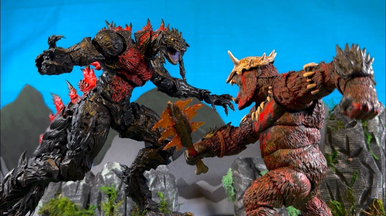 SINISTER SHIN GODZILLA Vs BATTLE BEAST An Epic Battle Stop Motion