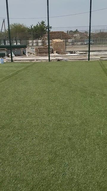 новое футбольное поле
