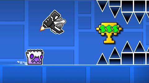 Гонка на ПЛАТФОРМЕРАХ в Geometry Dash_1080p60
