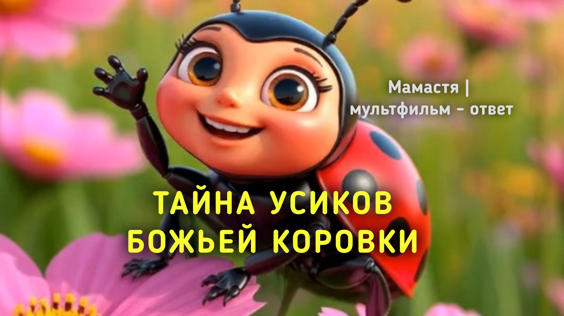 Зачем божьей коровке антенки?  мультфильм-ответ на вопрос Насти  Мамастя