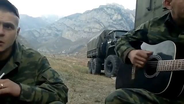 Армейская песня под гитару - Милые зеленые глаза