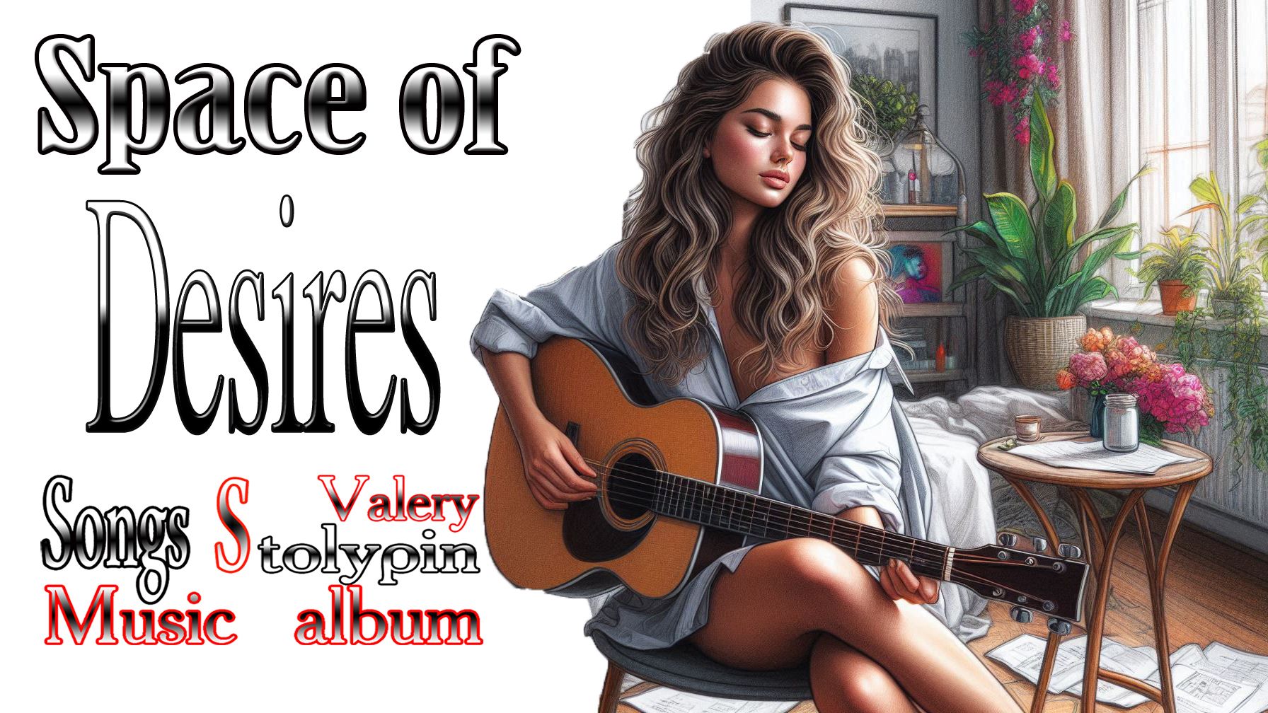 Музыкальный альбом  Космос желаний Music Album Space of Desires  Автор текстов  Валерий Столыпин