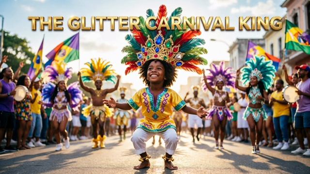 ✨ THE GLITTER CARNIVAL KING | Король Карнавала  Детская Песня на Английском | Учим Английский с Рио!