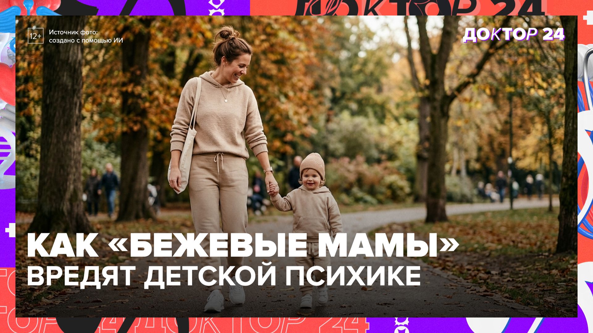 «Бежевые мамы» — опасный тренд. Педиатр объясняет, почему ребёнку нужны яркие цвета | Доктор 24