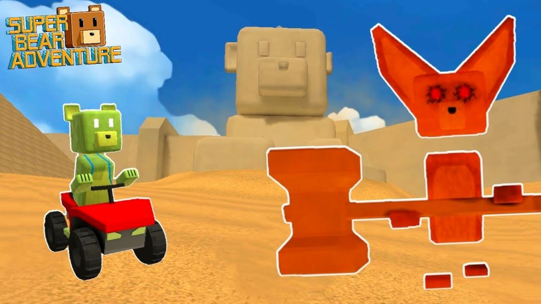 Супер МИШКИ Super Bear Adventure ПРОХОЖДЕНИЕ БИМОТЕПСКОЙ ПУСТЫНИ! СРАЗИЛСЯ ПРОТИВ СЛОЖНОГО БОССА!