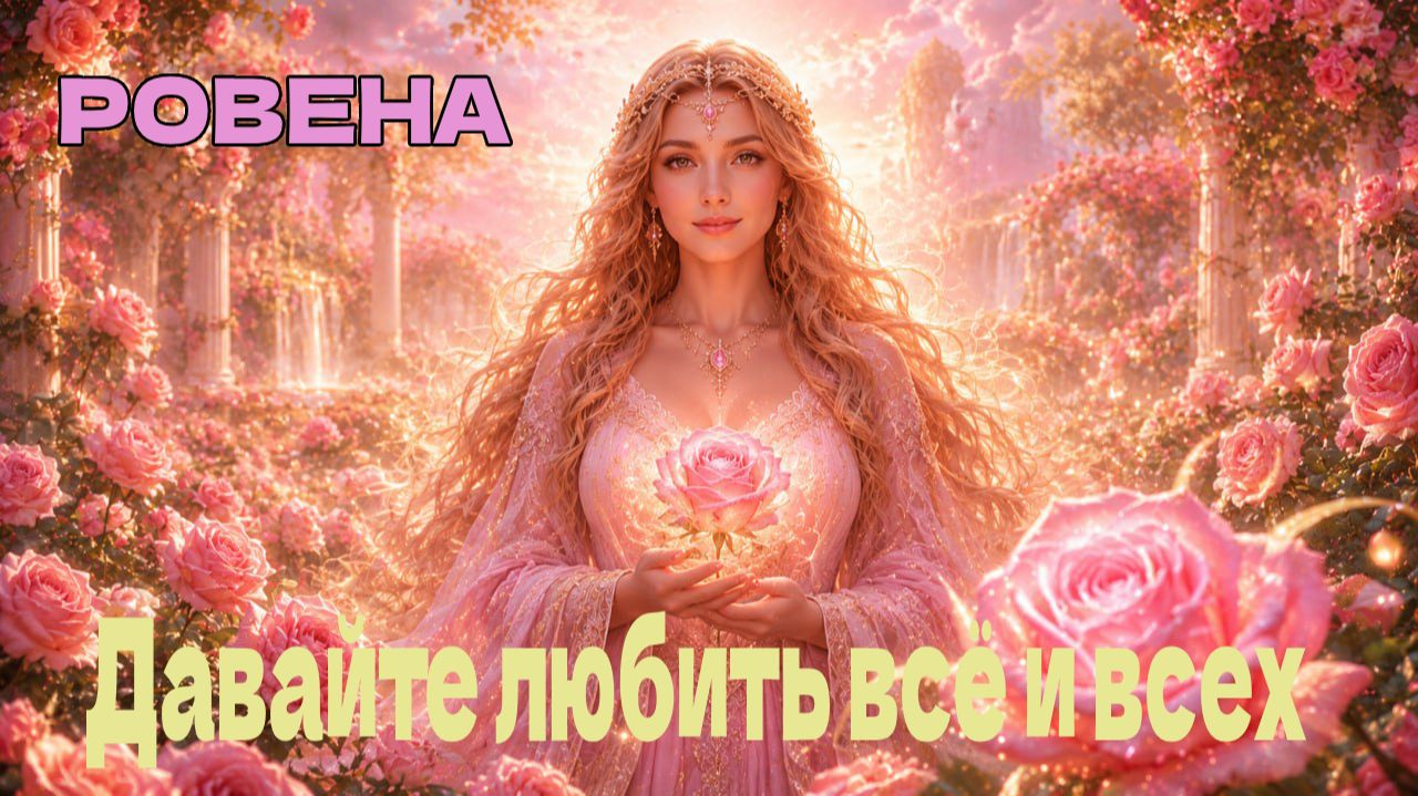 РОВЕНА  Давайте любить всё и всех