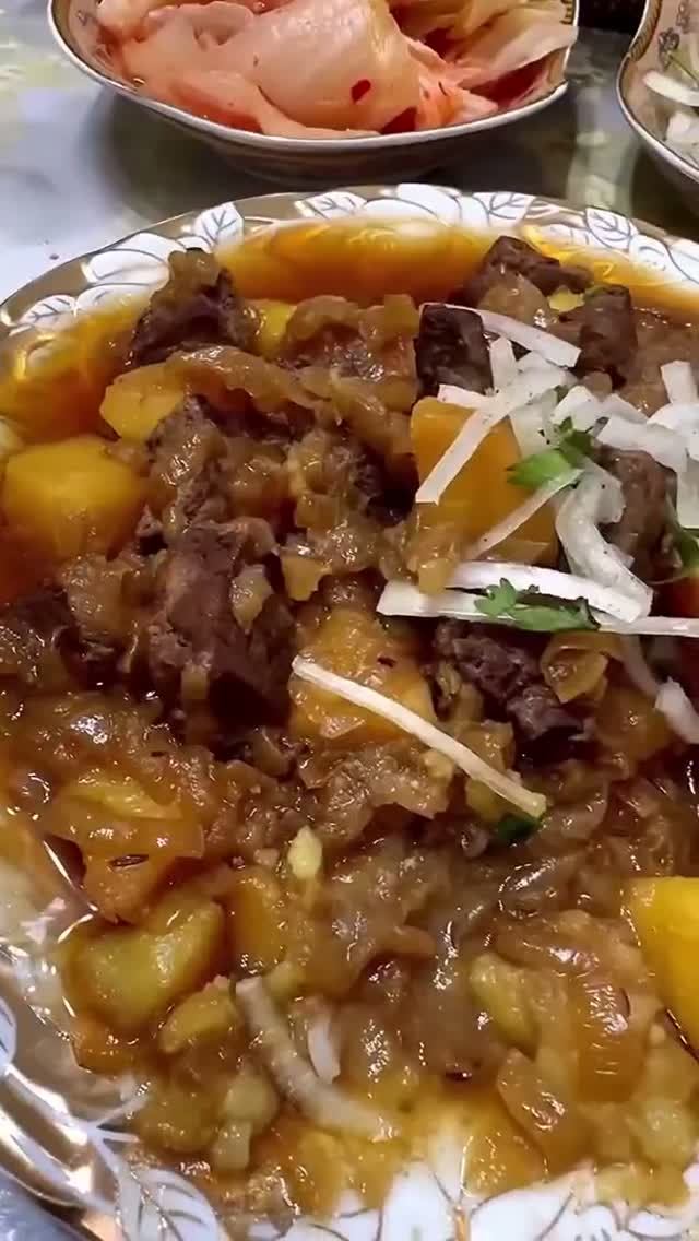 Печень с картофелем