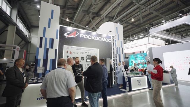 Индивидуальный стенд для компании Роскосмос на Иннопром 2026