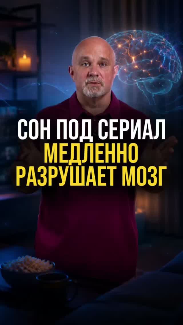 Сон под сериал медленно разрушает мозг