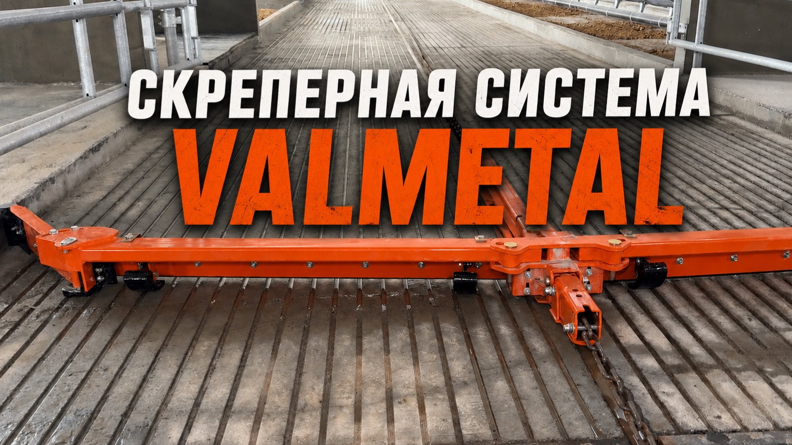 Скреперные системы навозоудаления Valmetal. Впервые на российском рынке!
