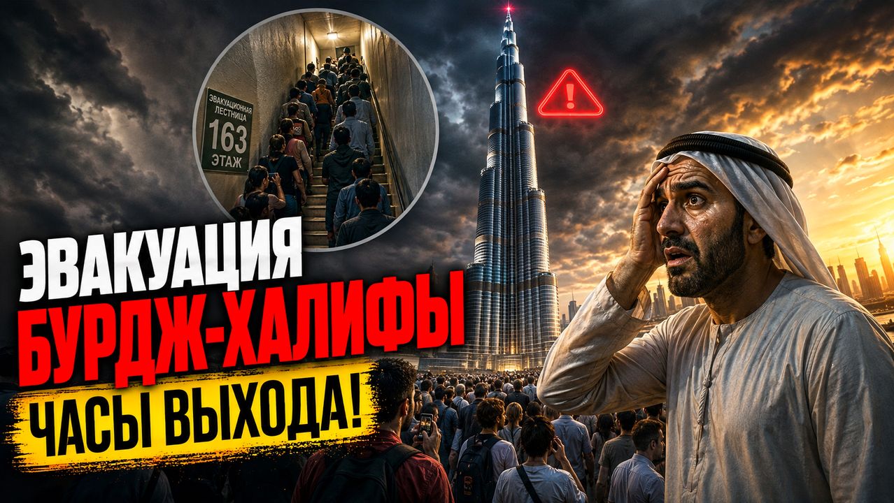 Из Бурдж-Халифы пришлось бы выходить часами — почему эвакуация самого высокого небоскрёба опасна