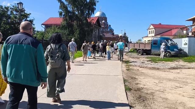 Теплоход Михаил Фрунзе. 2 день путешествия. Экскурсия. Свияжск. Утро.