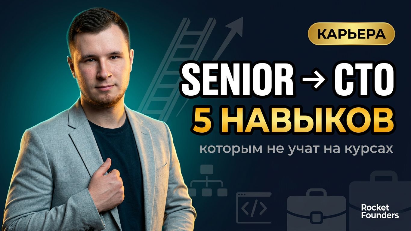Как стать CTO из разработчика: карта навыков на 2026