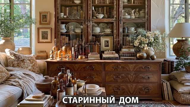Старинный дом элегантный и что внутри  (1)