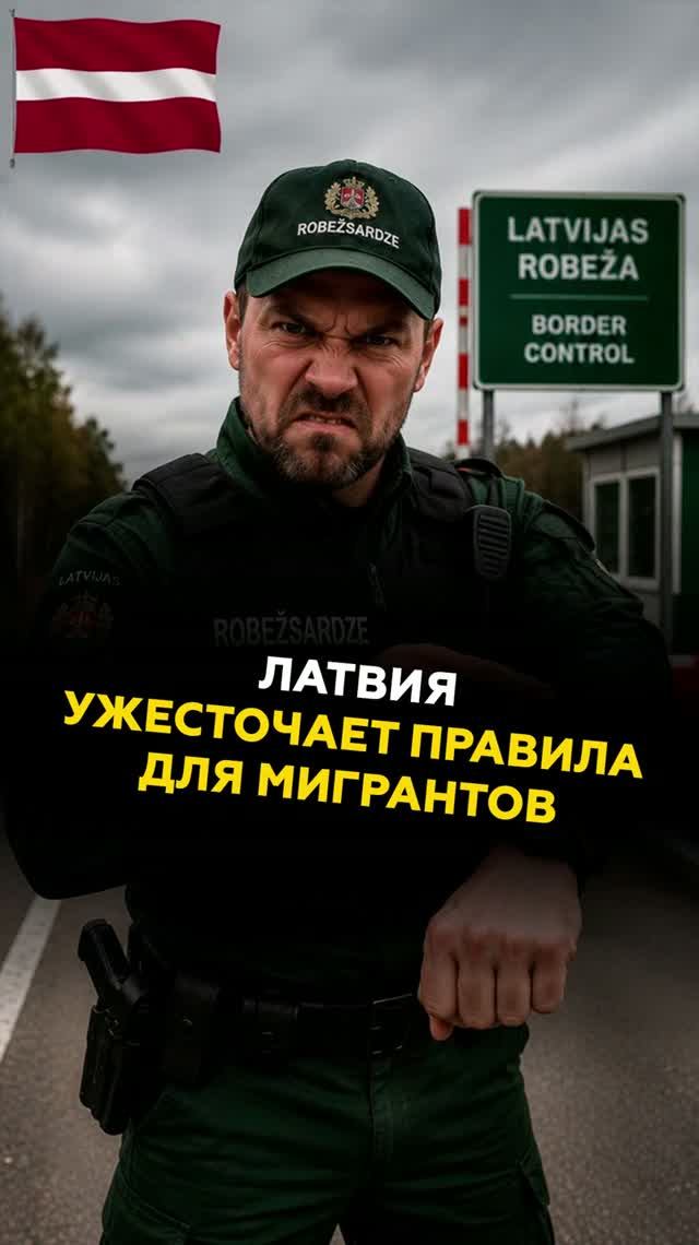Латвия ужесточает правила для мигрантов #латвия #новости #беженцы #мигранты #нелегалы #депортация