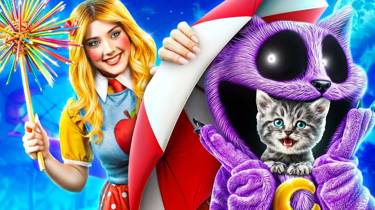 Мисс Делайт Vs КетНеп! Мы построили аквапарк для котенка!