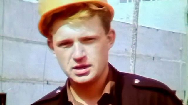 1987 год. Тюмень. Монтаж трансформатора на ТЭЦ-2