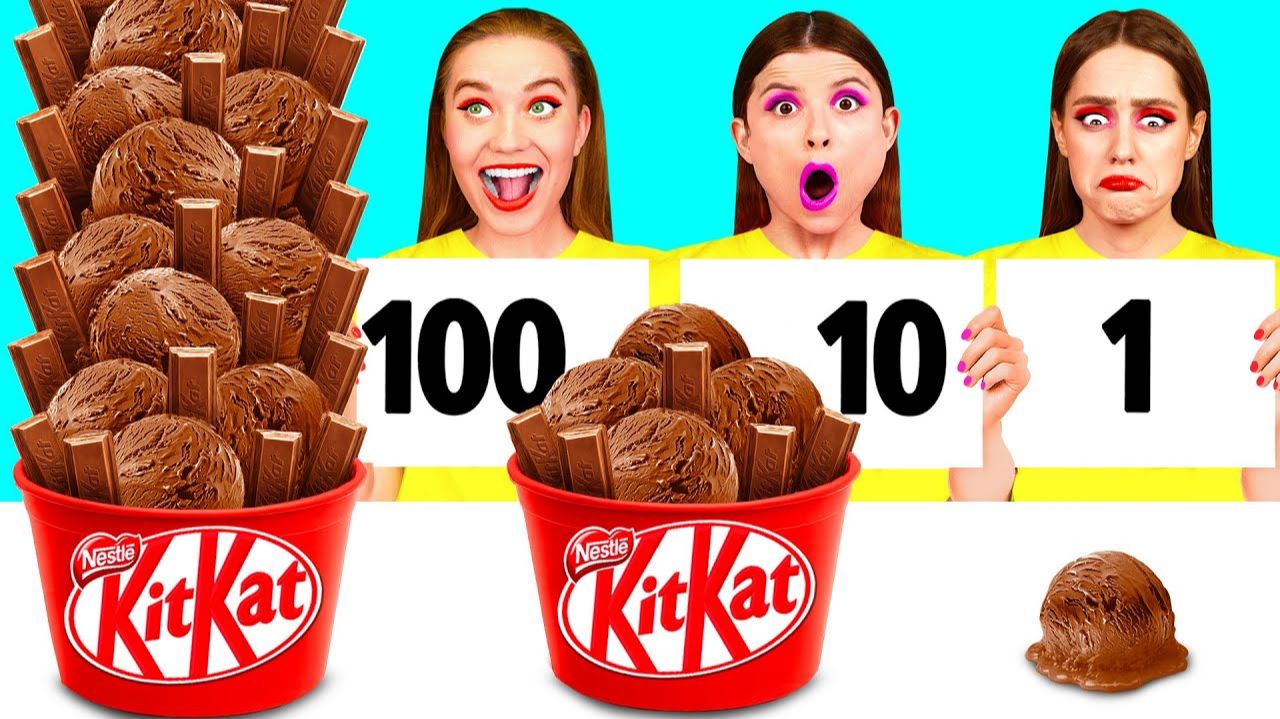 100 Слоев Еды Челлендж # Безумная Кулинарная Битва от DaZaZa Challenge