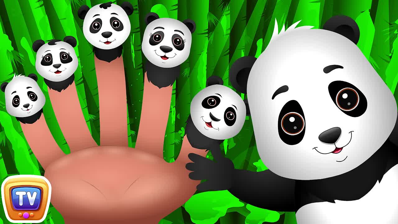 Пальчиковая семья панды | ChuChu TV Пальчиковые семьи животных Песни и детские стишки для детей
