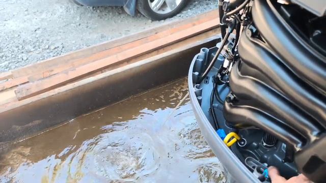 Арт 4575 Запуск лодочного мотора Yamaha F90CET, 2019 г.