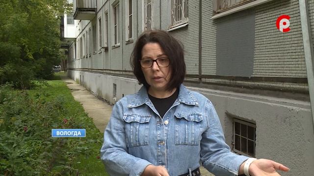 Подвал дома на Северной,10 в Вологде регулярно топит