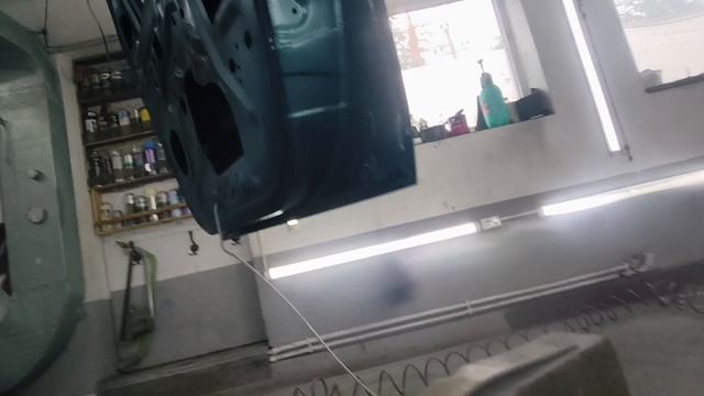 рено логан покраска дверей