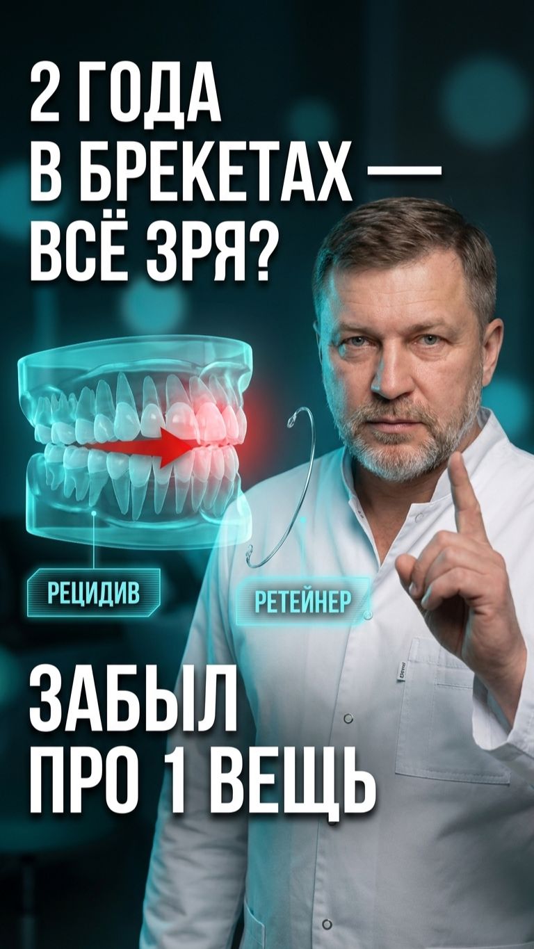 🦷 2 года в брекетах — и всё сначала?!
