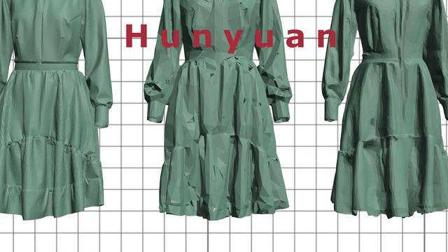 Ruffle Dress: Clo3D Vs AI-generated