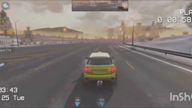 гонка с другими игроками на Mini Cooper в CarX Highway Racing