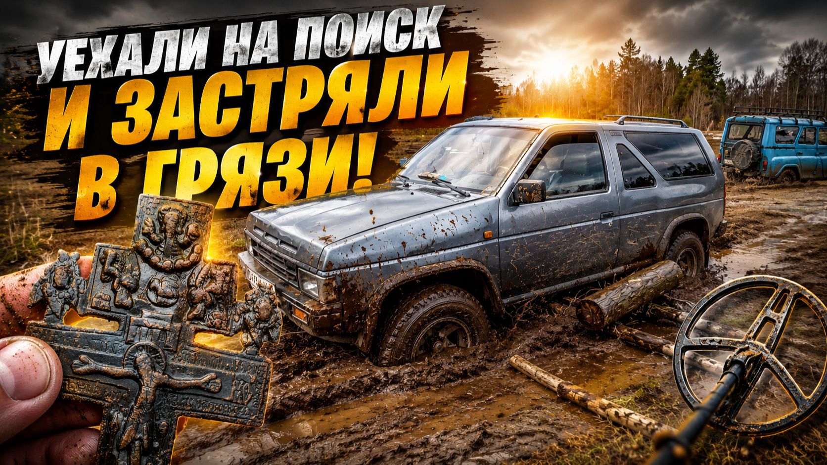 УЕХАЛИ ЗА НАХОДКАМИ И ЗАСТРЯЛИ В ГРЯЗИ! А потом нашли ЭТО