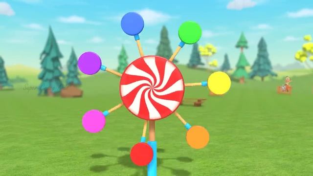 Изучаем геометрические фигуры с помощью игрушечной черепахи! Веселые игры и раскрашивание для малыше