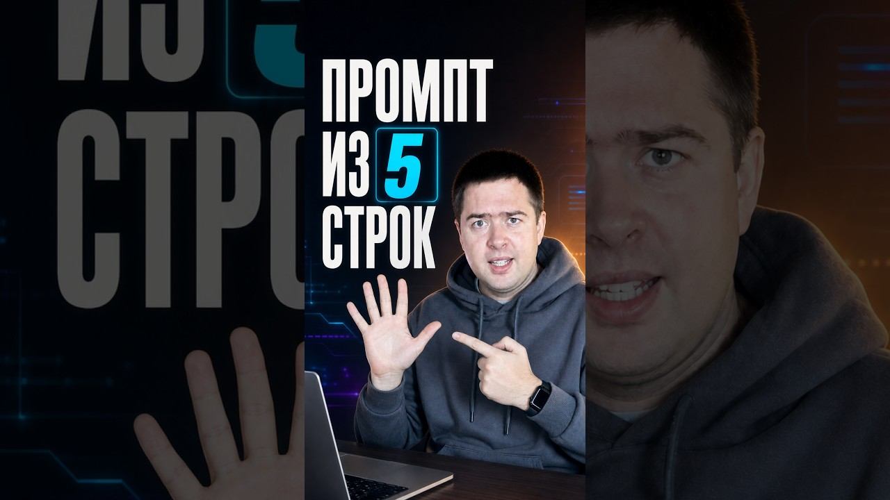 Забудьте про длинные промпты: формула 5 строк