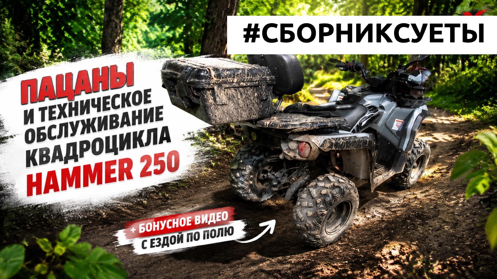 Как поменять масло квадроцикла Hammer 250? Суетолово-сборник