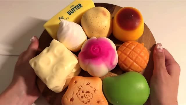 АСМР обзор сквишей  😍🤩 Самое расслабляющее видео