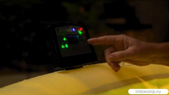 Надувное джакузи ПьюрСпа Глоу Делюкс (PureSpa Glow Deluxe) с аэромассажем и подсветкой, 196х71 см 28