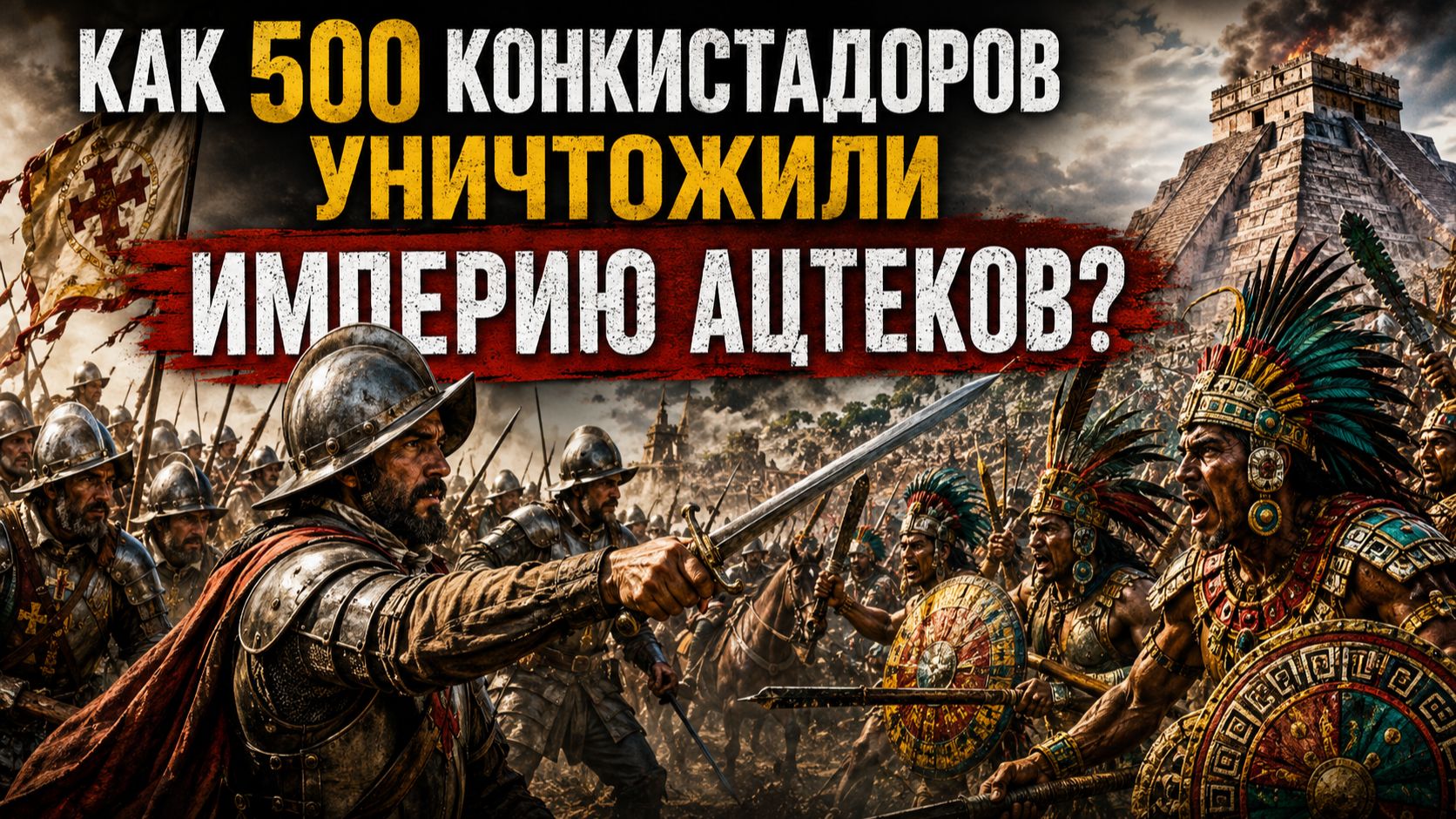 500 испанцев против миллионов: главный секрет падения ацтеков