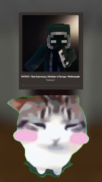 Кот оценивает мой подкаст #minecraft #майнкрафт