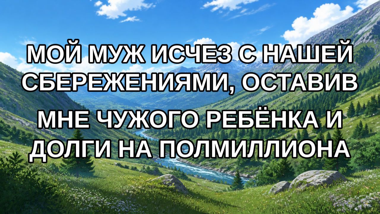 Мой муж исчез с нашей сбережениями, оставив мне чужого ребёнка и долги на полмиллиона