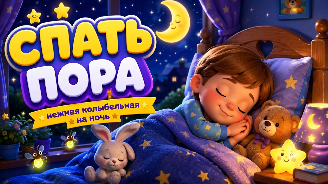 СПАТЬ ПОРА 🌙 НЕЖНАЯ КОЛЫБЕЛЬНАЯ НА НОЧЬ