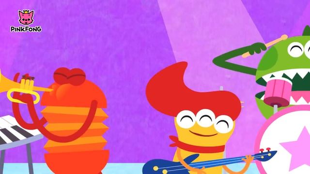 Музыкальные инструменты | Словарный запас | Песни PINKFONG для детей