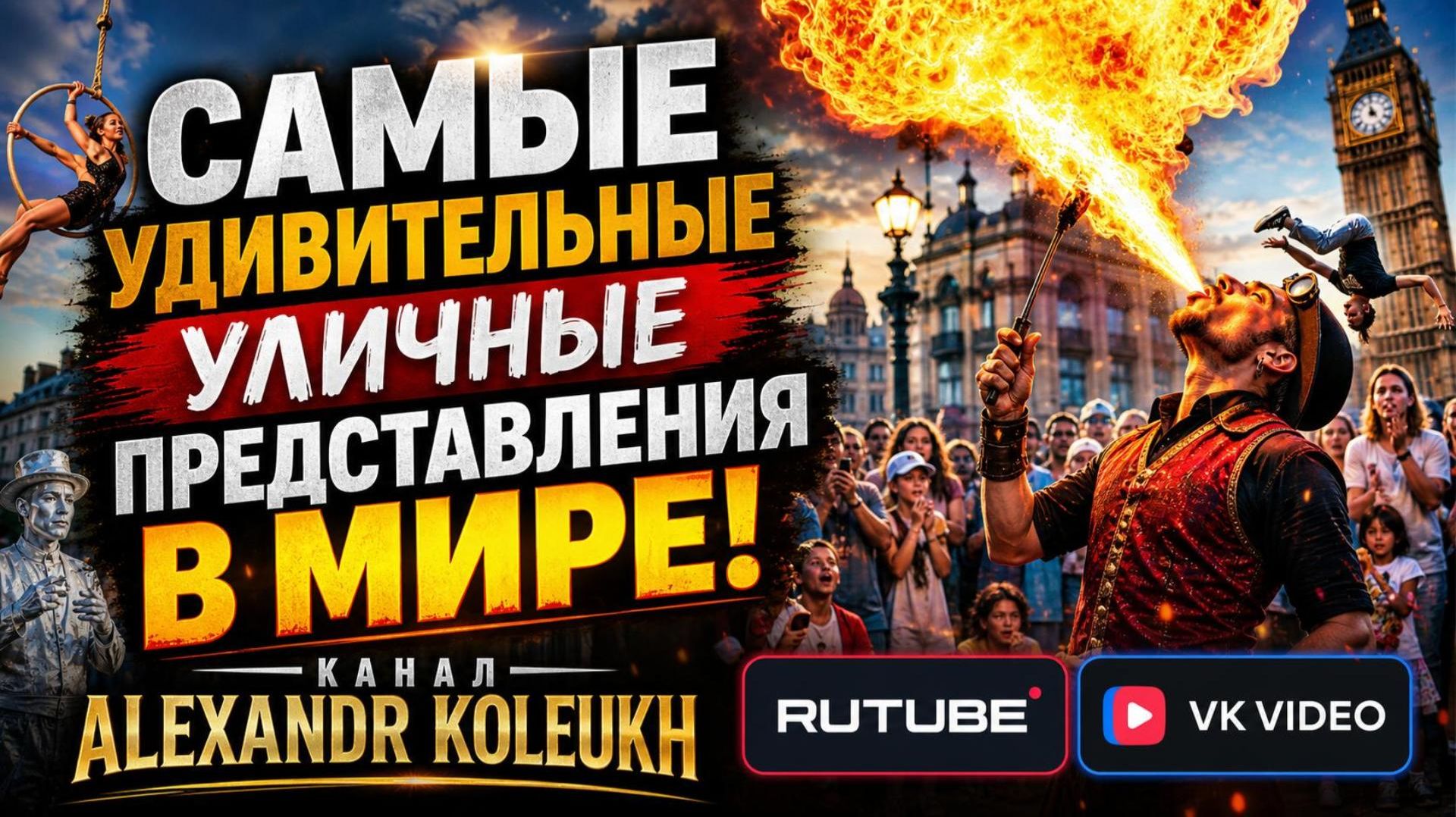 САМЫЕ УДИВИТЕЛЬНЫЕ УЛИЧНЫЕ ПРЕДСТАВЛЕНИЯ В МИРЕ!
