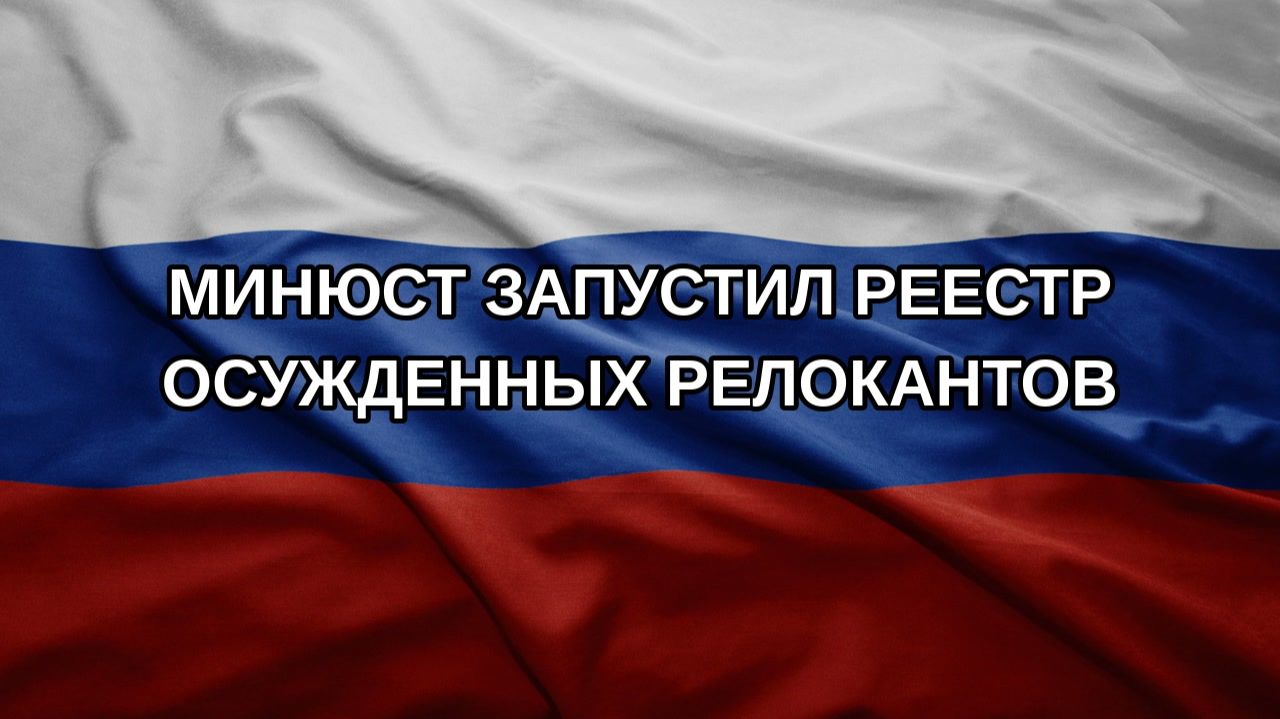 Минюст запустил реестр осужденных релокантов